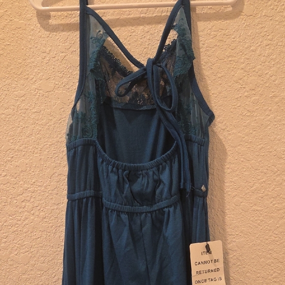 New Joyfolie Blue Ruffled Kids Casual/Formal Dress-Pens. - Picture 4 of 7